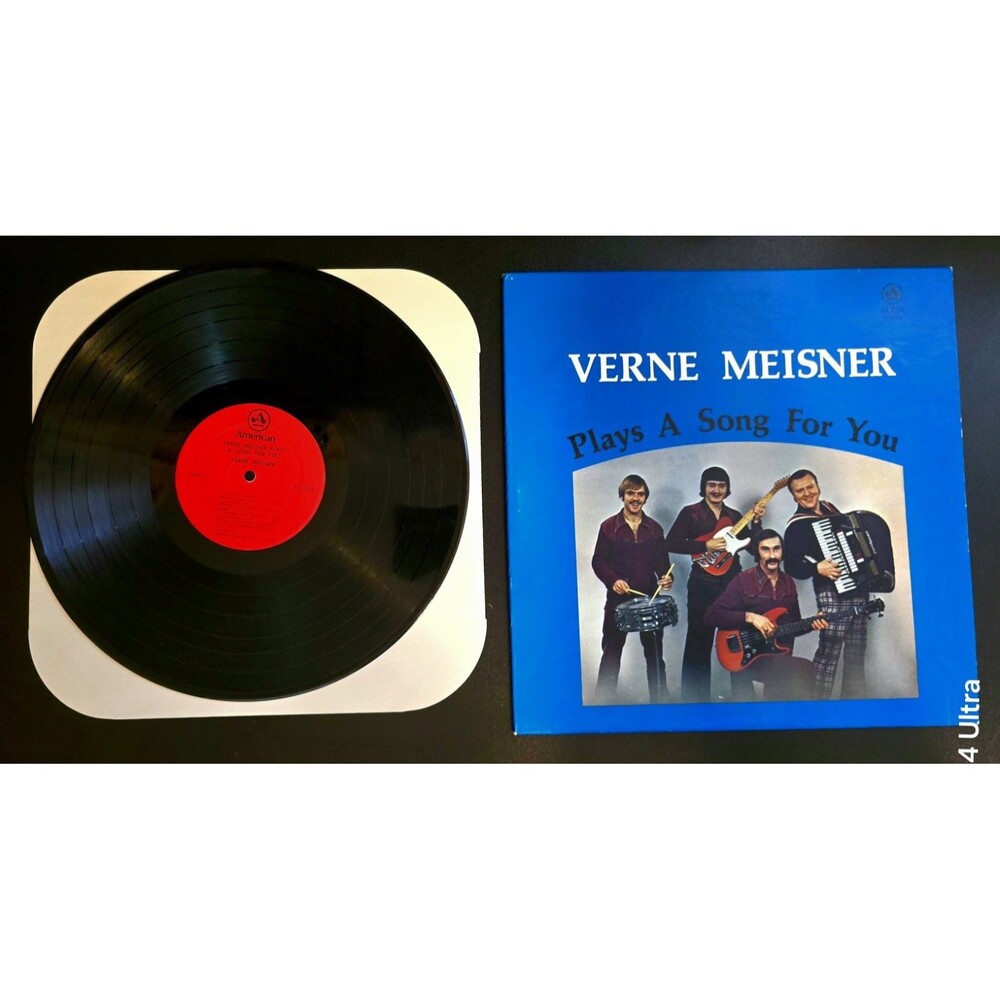 SIGNED VERNE MEISNER Plays A Song For You Polka Polish Vinyl Record 33 RPM AMC